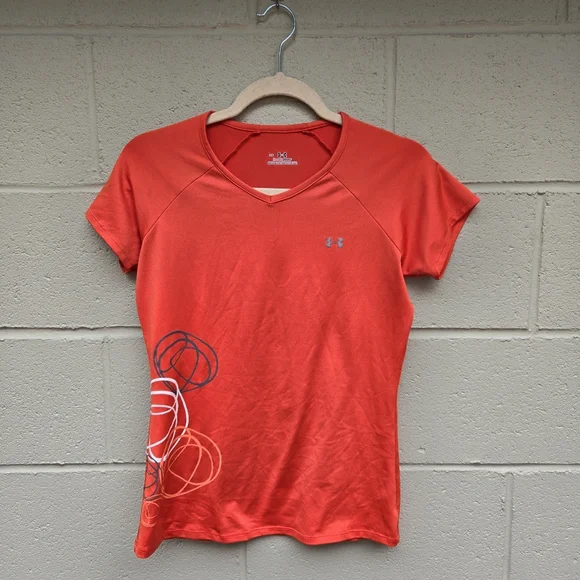 Bundle- Under Armor- Woman's- Heat Gear Tee (XS) & Duplicity Reversible Bra - Picture 2 of 16